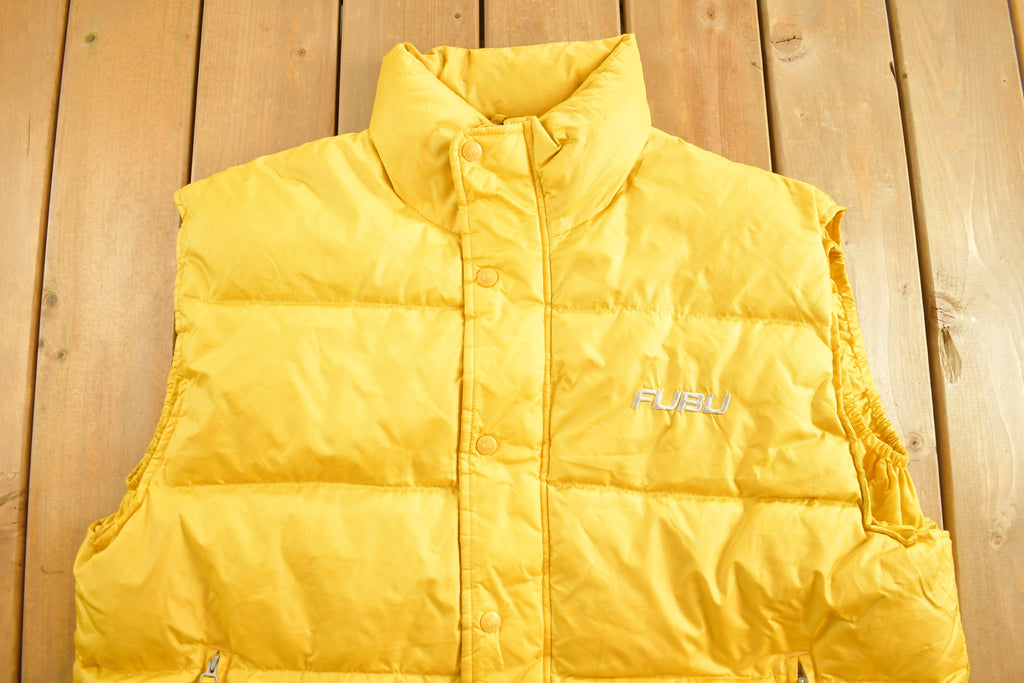 Vintage 1990s Fubu Jeans Puffer Vest