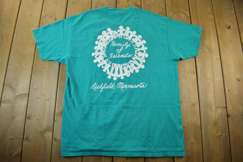Vintage 1990s Faith and Light Richfield Minnesota Christian Religious T-Shirt