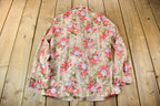 Vintage 1970s Lori Lynn All Over Print Psychedelic Style Blouse