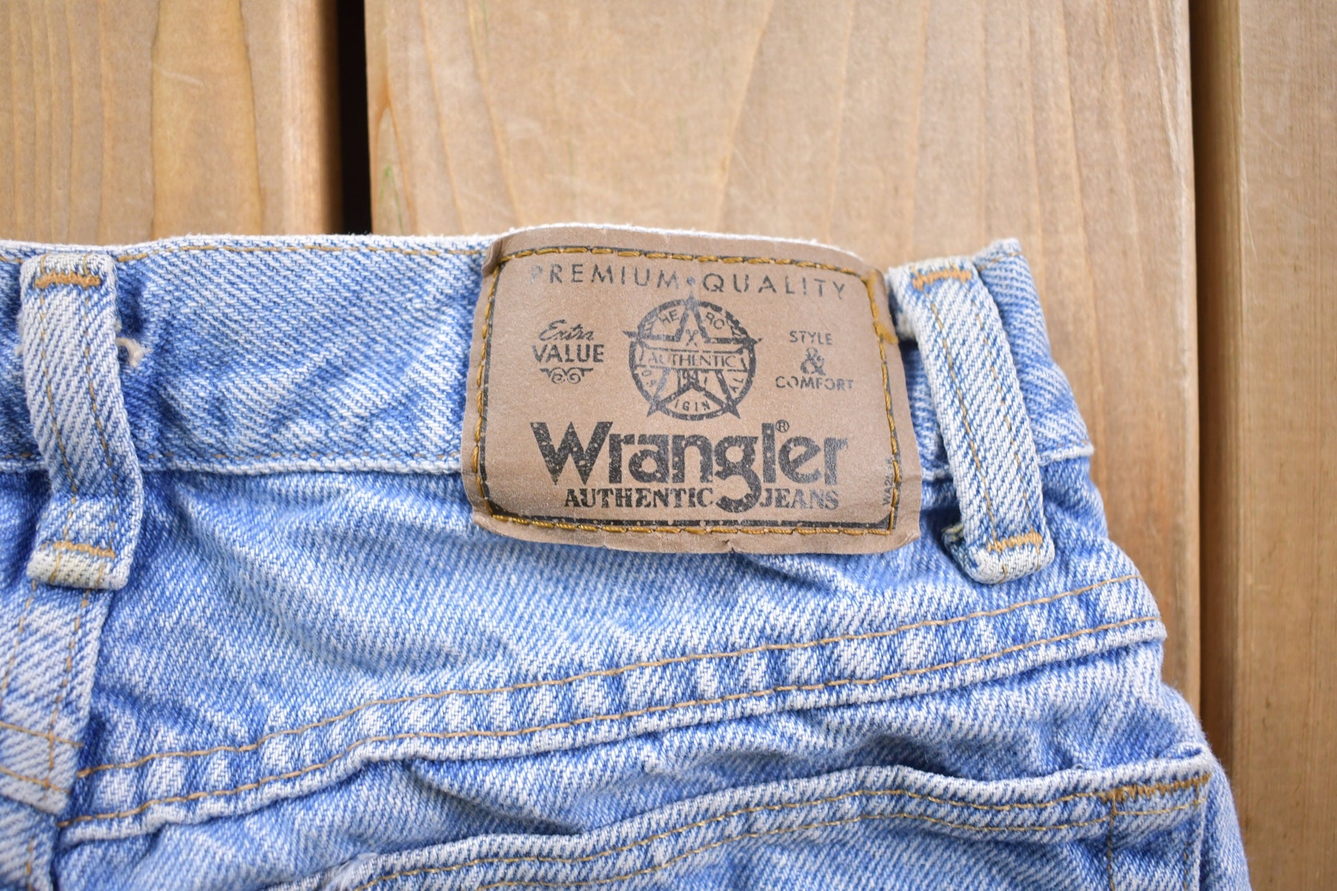 Vintage 1970s Wrangler Jean Shorts Size 26