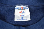 Vintage 1990s Jerzees Blank Blue Crewneck Sweatshirt Men's 2XL