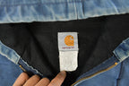 Vintage 1990s Distressed Carhartt Hooded Work Jacket Men's 3XL
