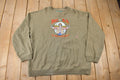 Vintage 1990s Big Dogs Fishing Theme Embroidered Crewneck Sweatshirt Size XL