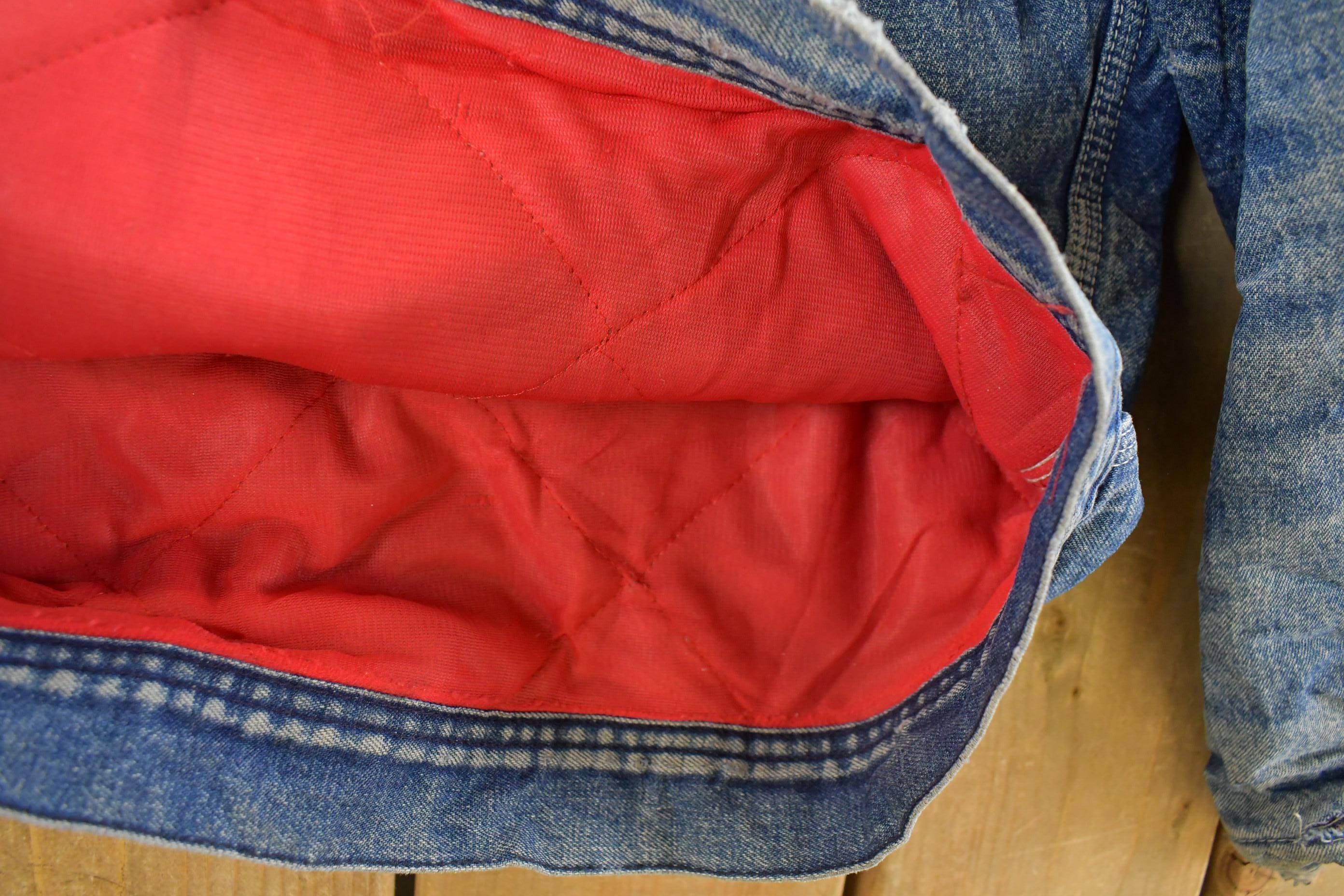 Vintage 1980s Osh Kosh B'Gosh Denim Full Zip Jacket Men's L