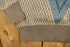 Vintage 1990s Brown Knitted Crewneck Sweater