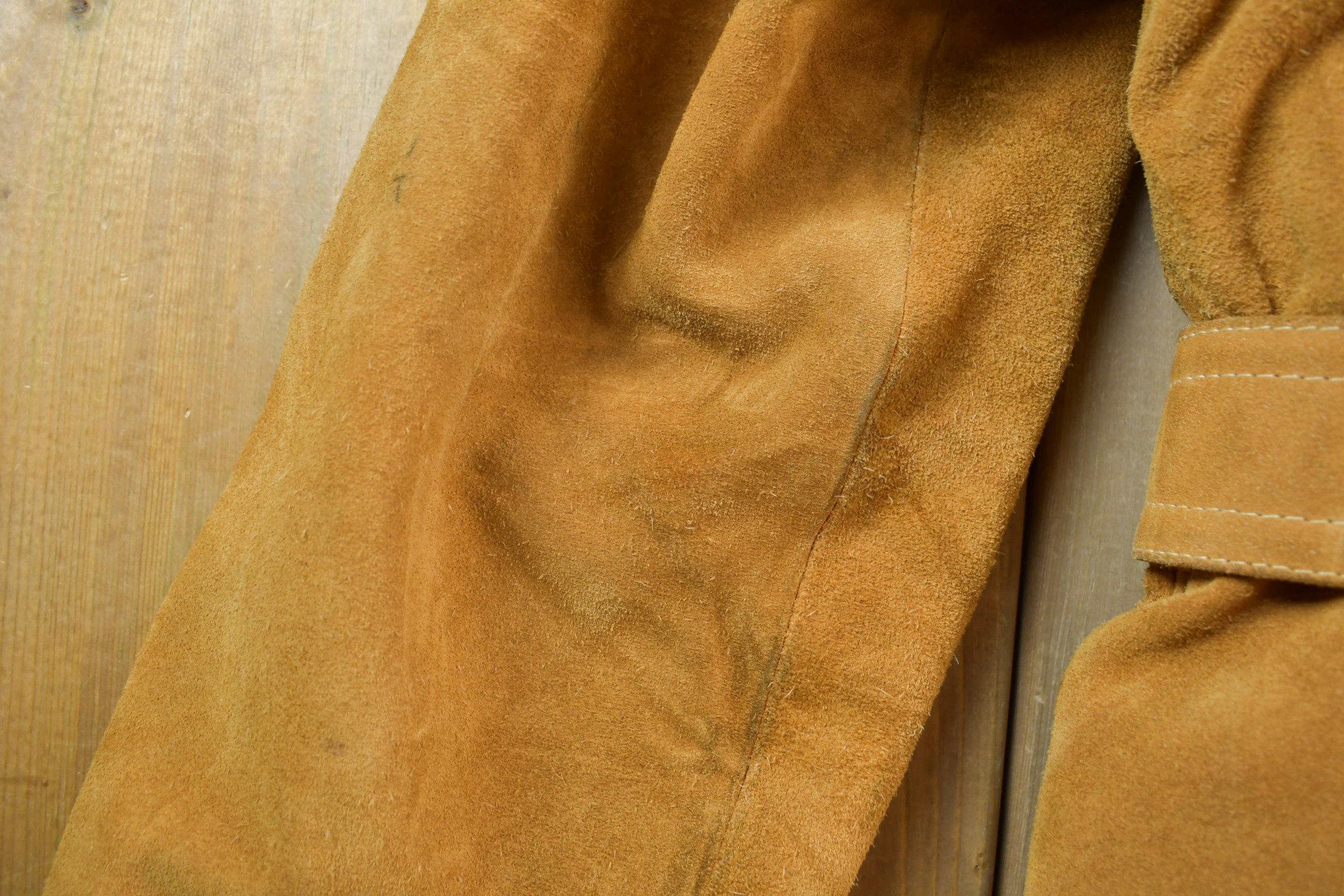 Vintage 1980s Lakeland Leather Sherpa Lined Jacket