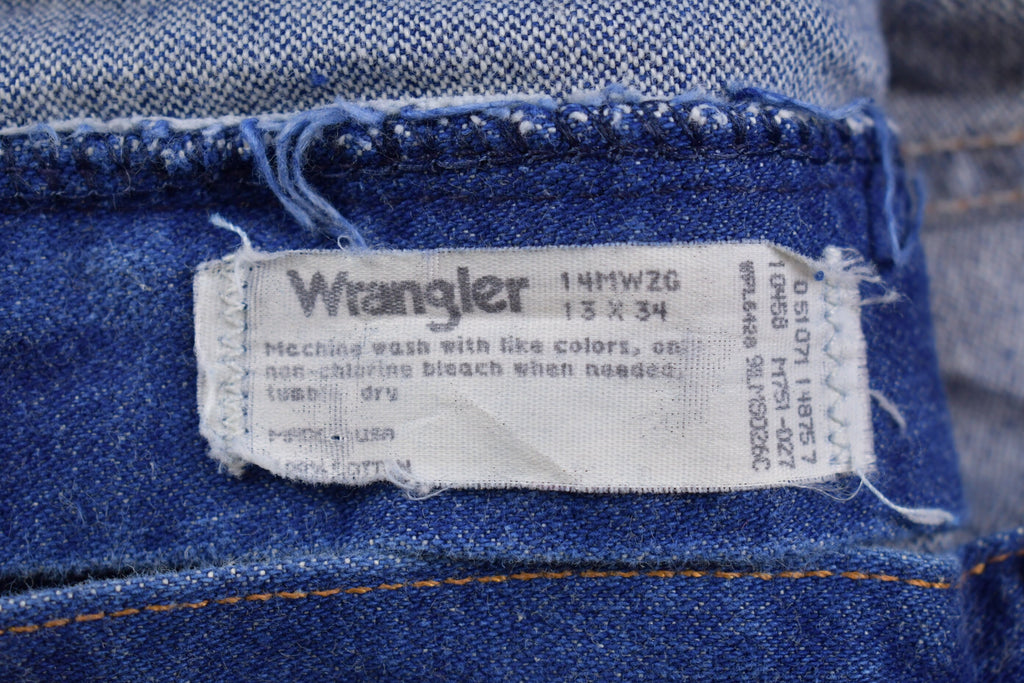 Vintage 1990's Wrangler Dark Blue Jeans 30 x 34