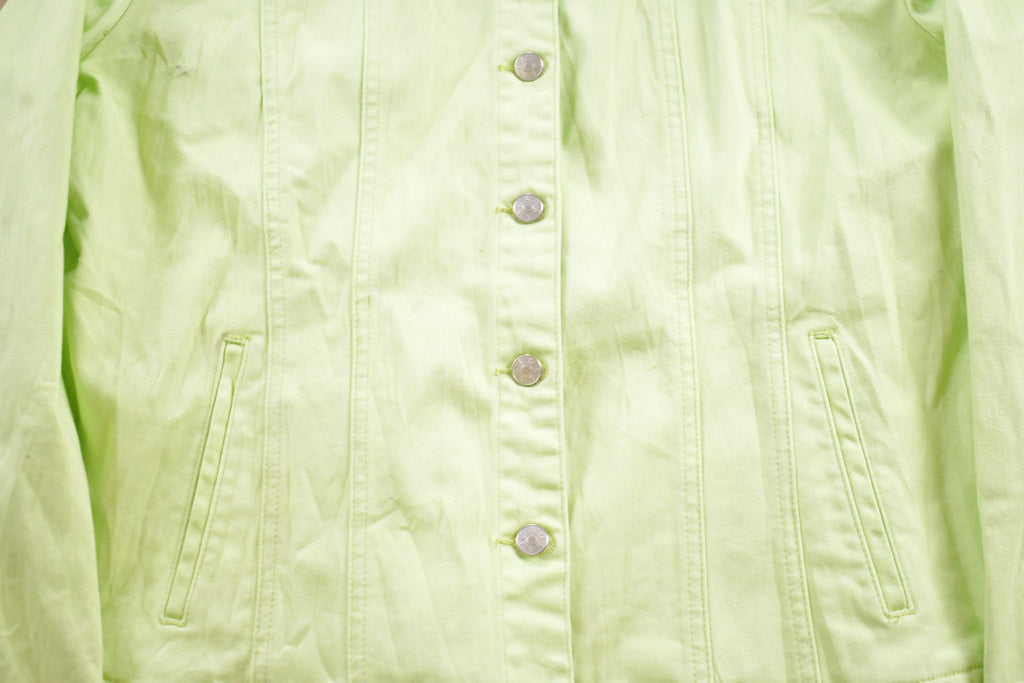 Vintage 1980s Live A Little Denim Jean Jacket