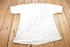 Vintage 1990s Floral AOP Graphic T Shirt