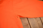Vintage 1990s Blank Orange Zip Up Hoodie