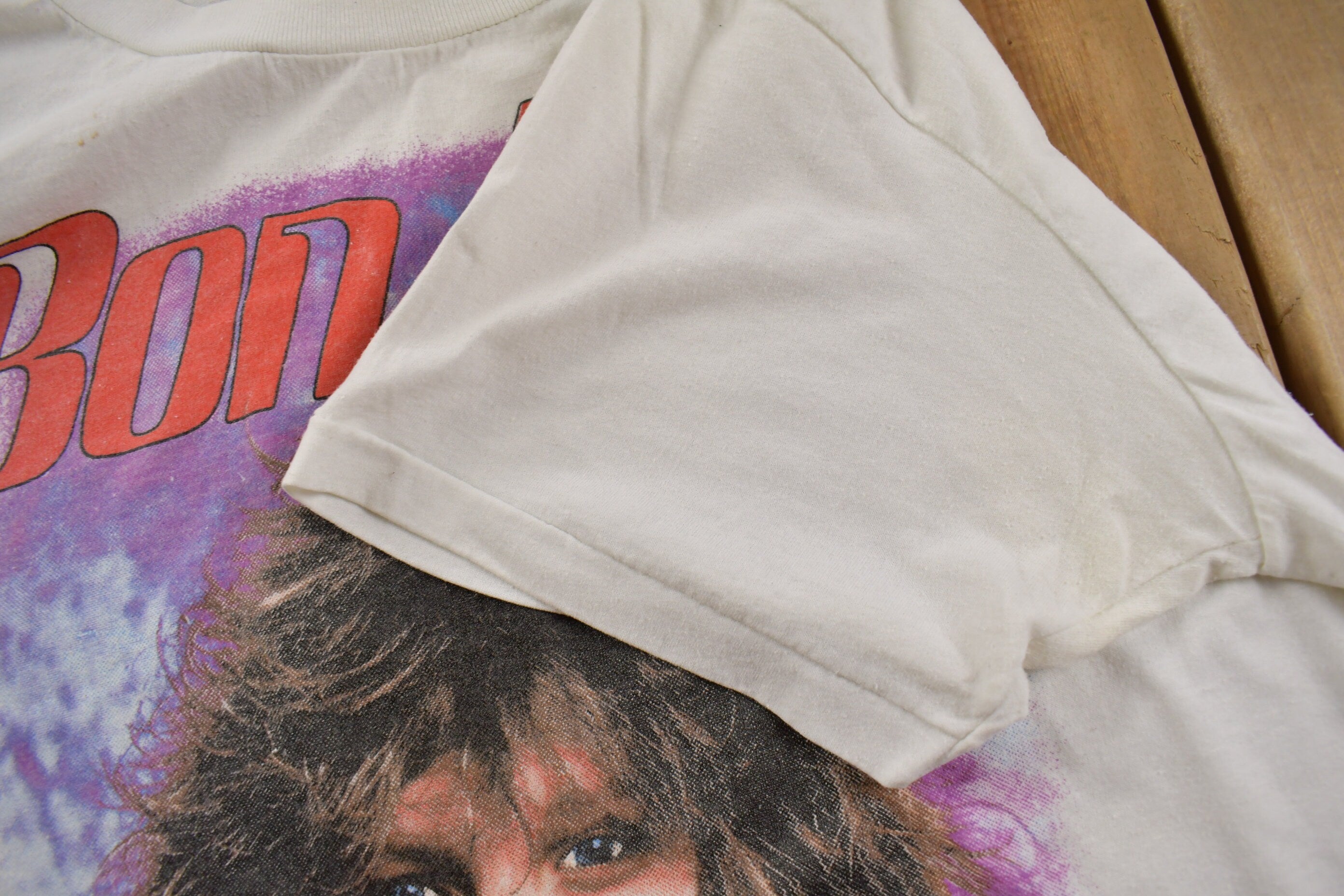 Vintage 1986 Bon Jovi Slippery When Wet Band T-shirt