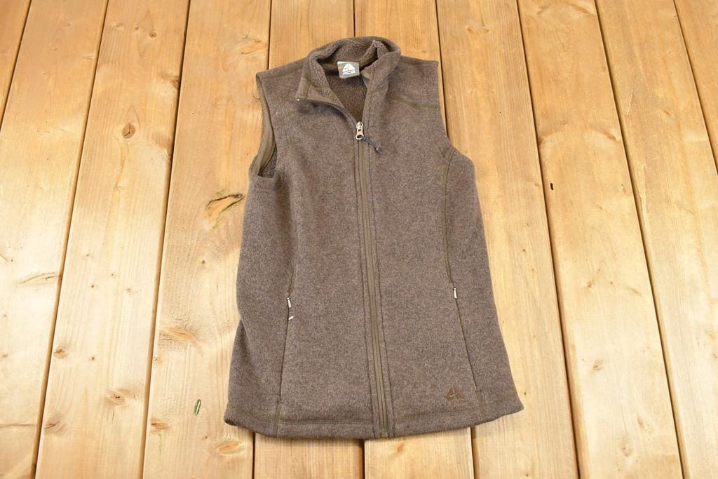Vintage Y2K Nike ACG Fleece Sweater Vest Women's XS / Outdoorsman / 2000s Outdoorsman Sweater / Fleece Hiking Zip up
