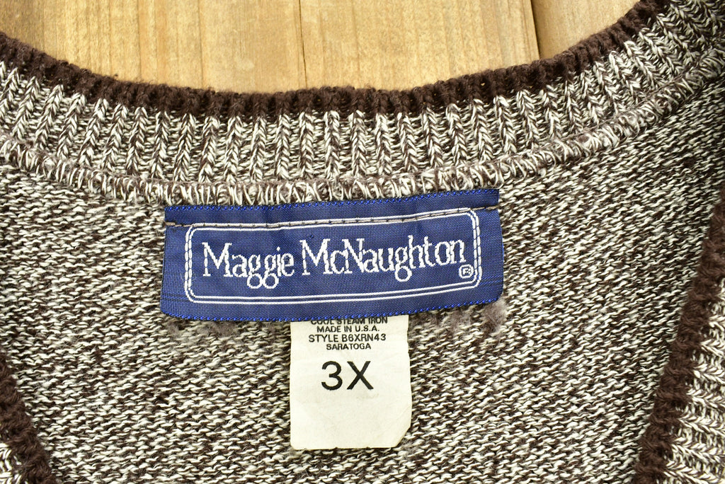 Vintage 90's Maggie McNaughton Knitted Sweater Vest