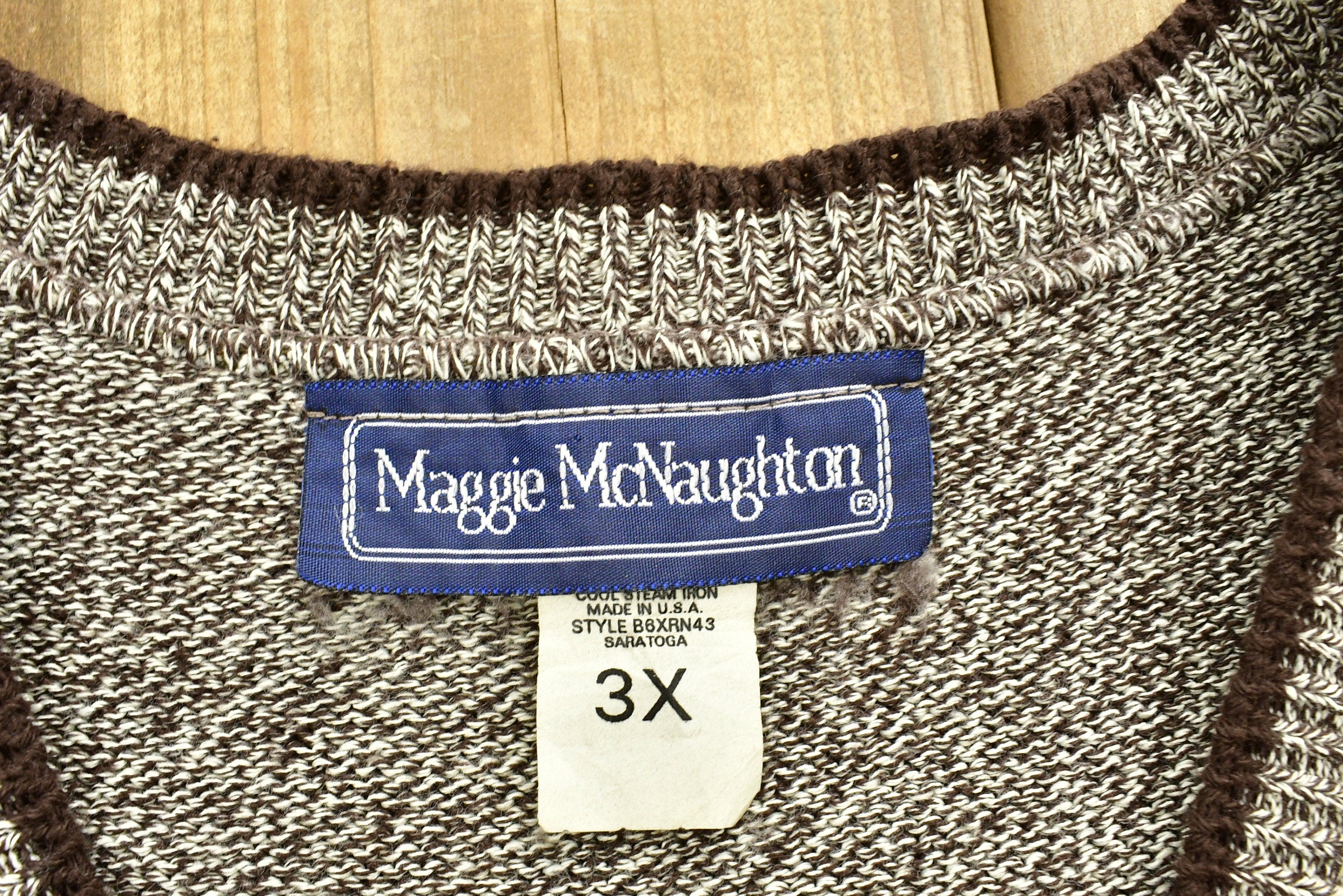 Vintage 90's Maggie McNaughton Knitted Sweater Vest