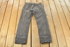 Vintage 1990s Levi's Distressed 501 Original Fit Denim Jeans Men's 30 x 29 / Faded Black Wash / 90s Levi's / Made in USA