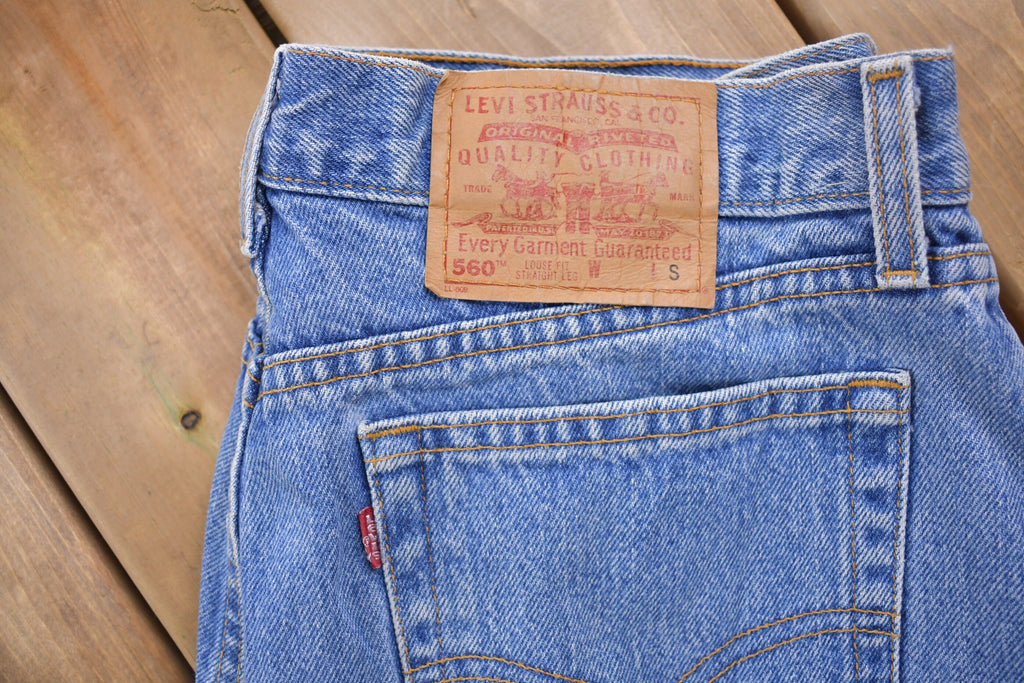 Vintage 1990s Levi's 560 Red Tab Jeans Size 32 x 28