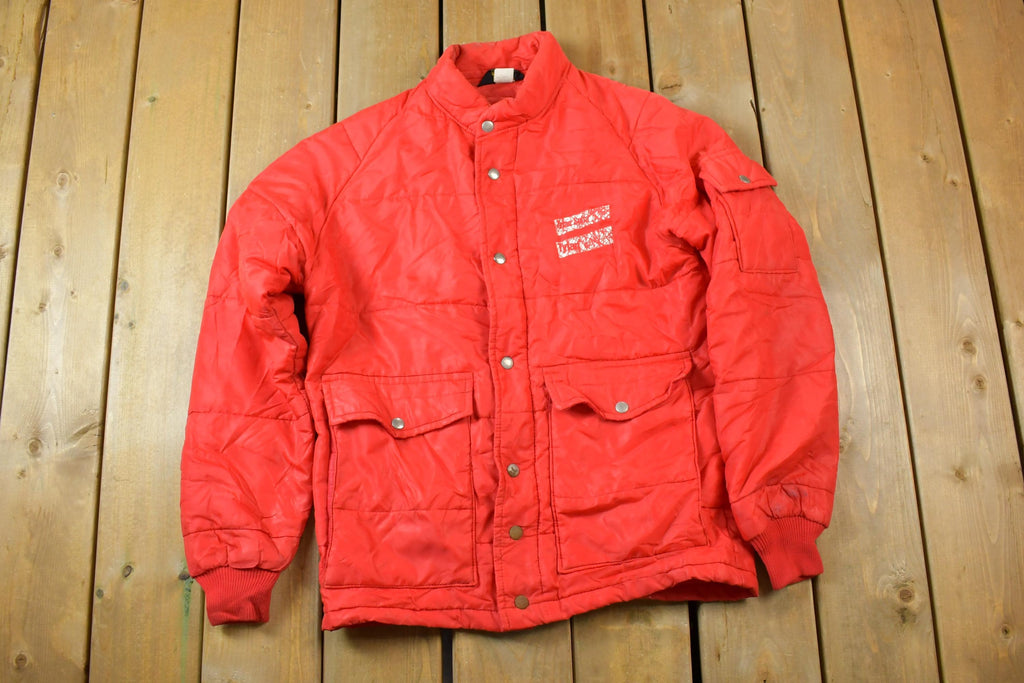 Vintage 1990s Red Swingster Ski Puffer Jacket