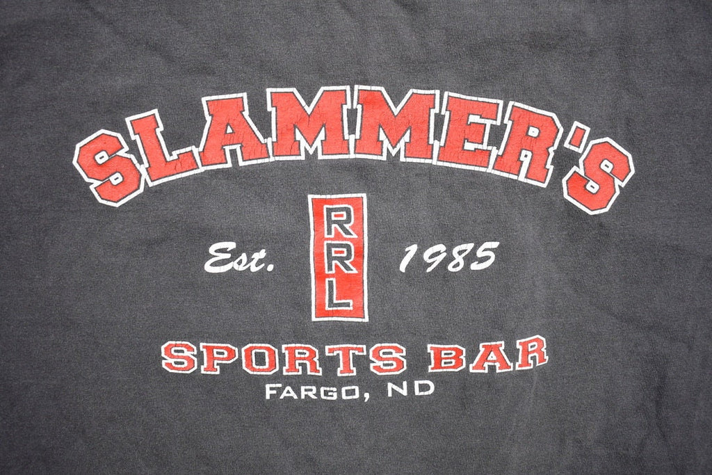 Vintage 1990s Slammers Sports Bar Fargo North Dakota Shirt