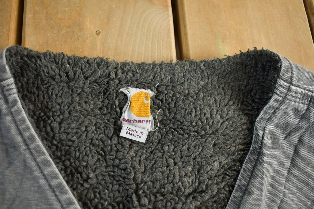 Vintage 1990s Carhartt Sherpa Lined Jacket Vest Mens Large