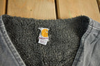 Vintage 1990s Carhartt Sherpa Lined Jacket Vest Mens Large