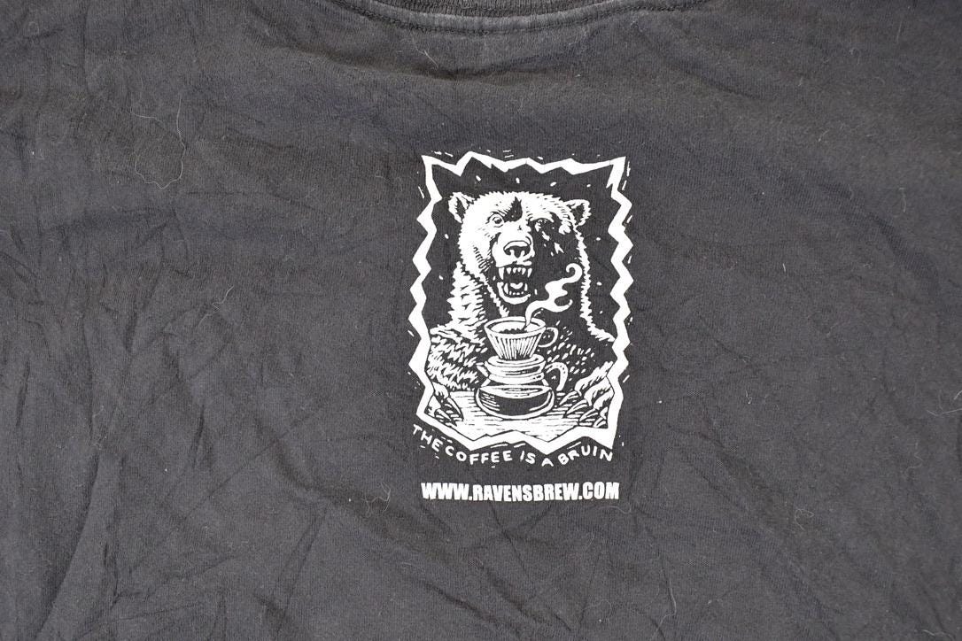 Vintage 1990s Kodiak Coffee Big Bear Souvenir Travel T-Shirt Men's XL