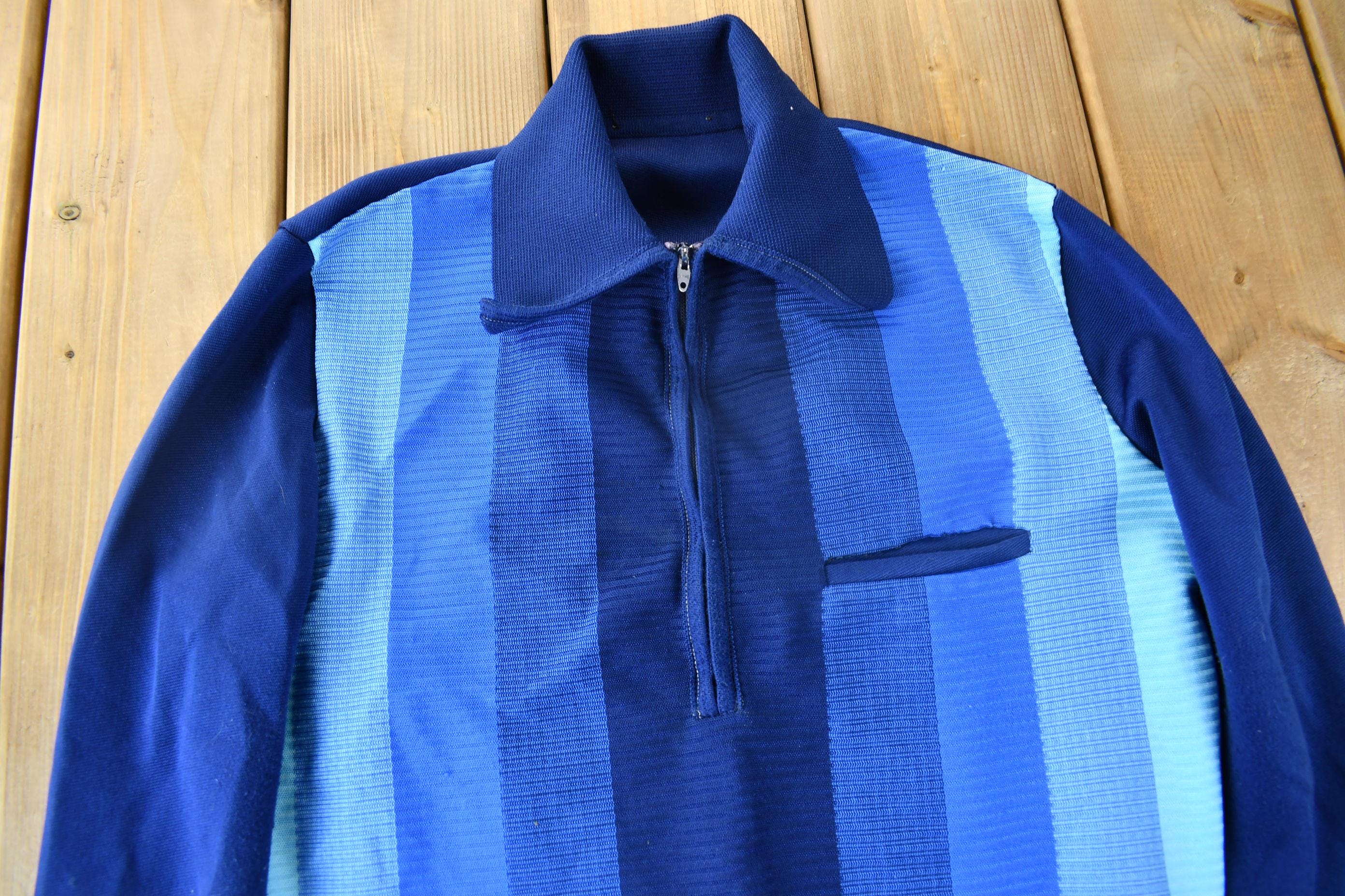 Vintage 1970s Monochromatic Half Zip Sweatshirt