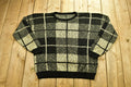Vintage 90's Plaid Graphic Knitted Sweater