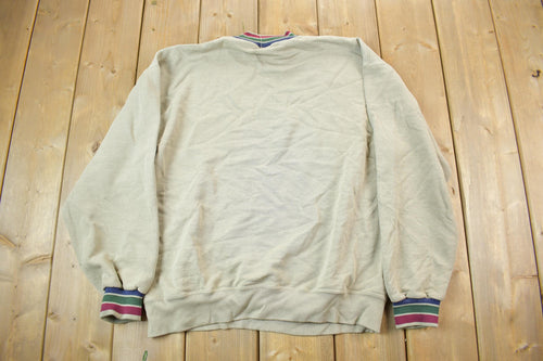 Vintage 1990s Cute Grandpa Crewneck Sweater