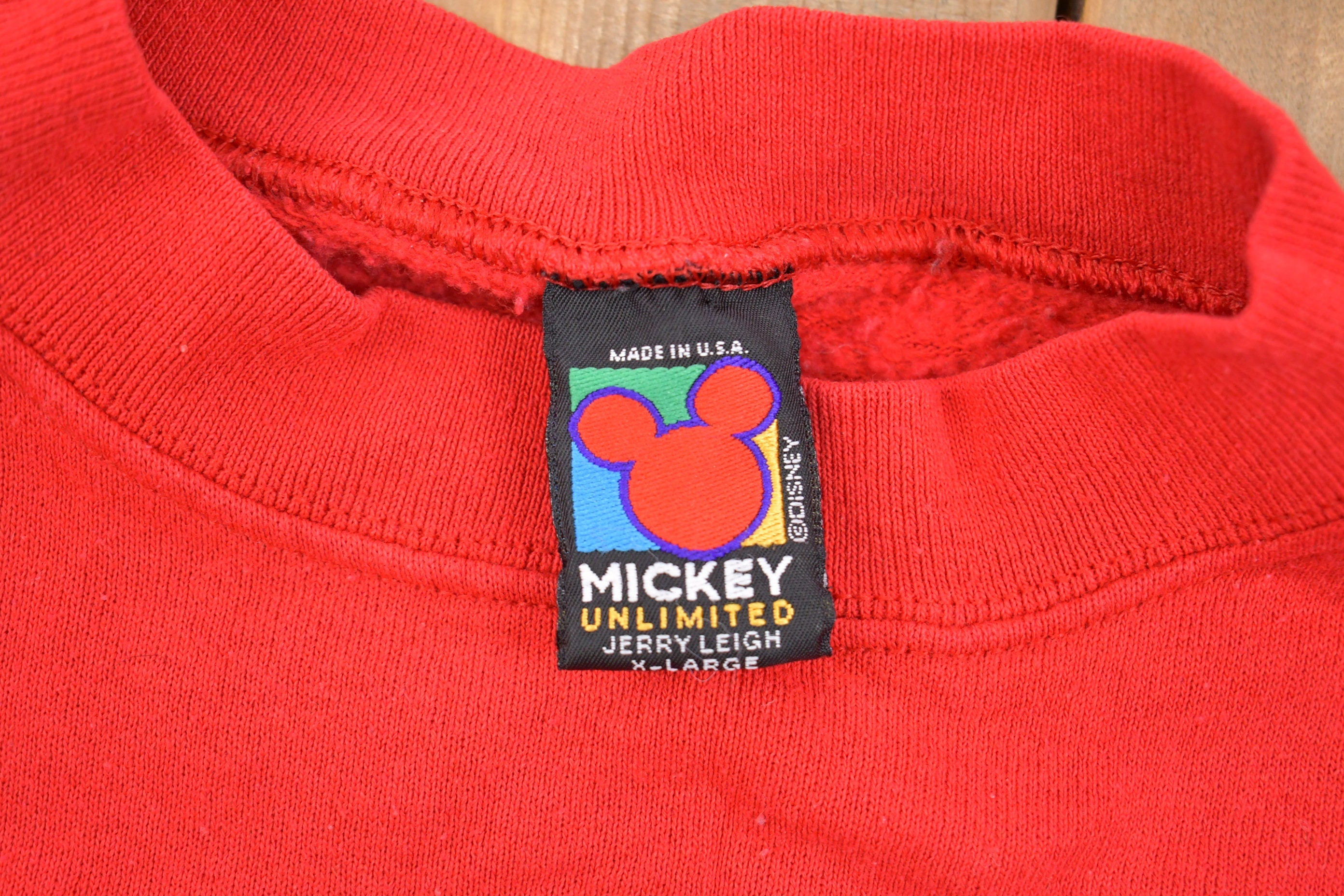 Vintage 1990s Mickey Unlimited Mickey Mouse Graphic Crewneck Sweatshirt