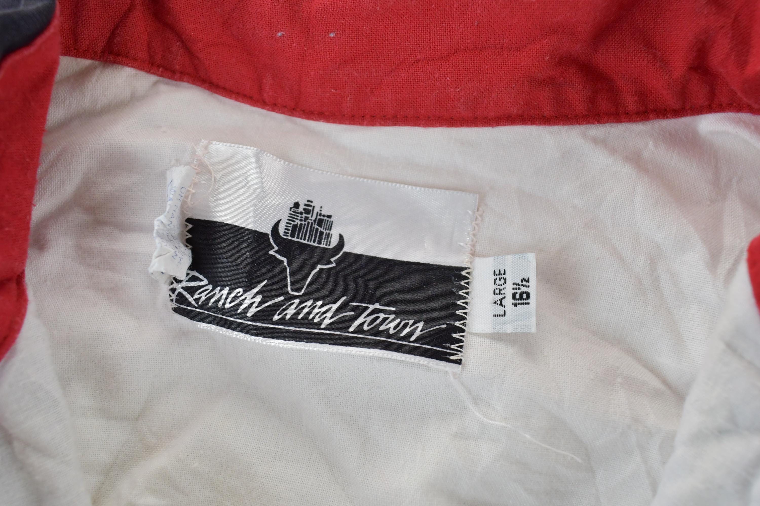 Vintage 70s Ranch And Town Western Button Up Shirt