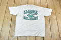 Vintage 1990s Single Stitch Russell Athletic Klemme Belmond Broncos Graphic T-Shirt