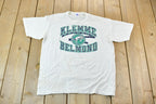 Vintage 1990s Single Stitch Russell Athletic Klemme Belmond Broncos Graphic T-Shirt