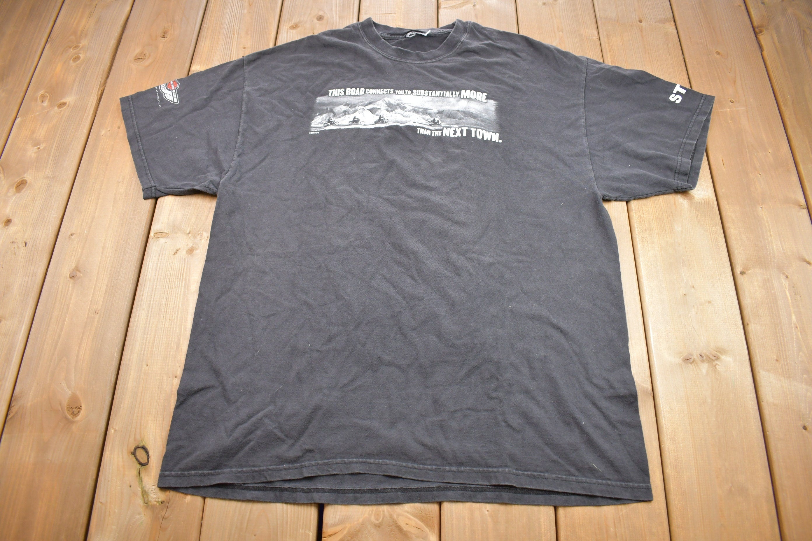 Vintage 1990s Harley Davidson Motorcycles 100th Anniversary T-Shirt
