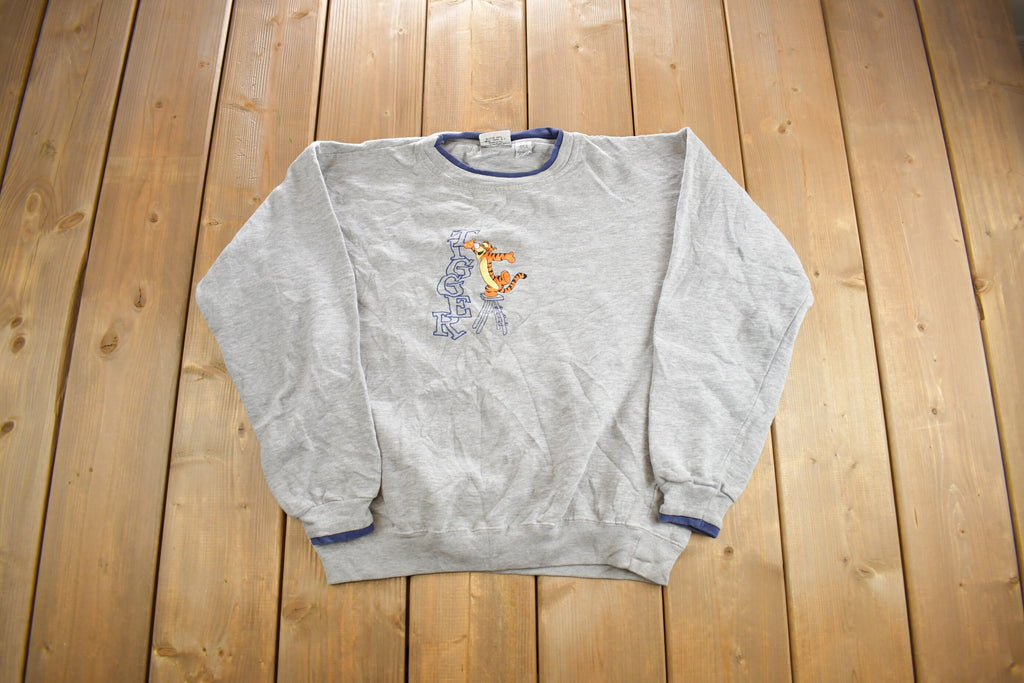 Vintage 1990s Tigger Winnie The Pooh Embroidered Disney Crewneck