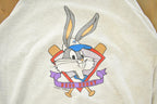Vintage 1990s Looney Tunes Toronto Blue Jays World Series Hoodie Men's XL / Vintage Warner Brothers Sweatshirt / MLB Baseball