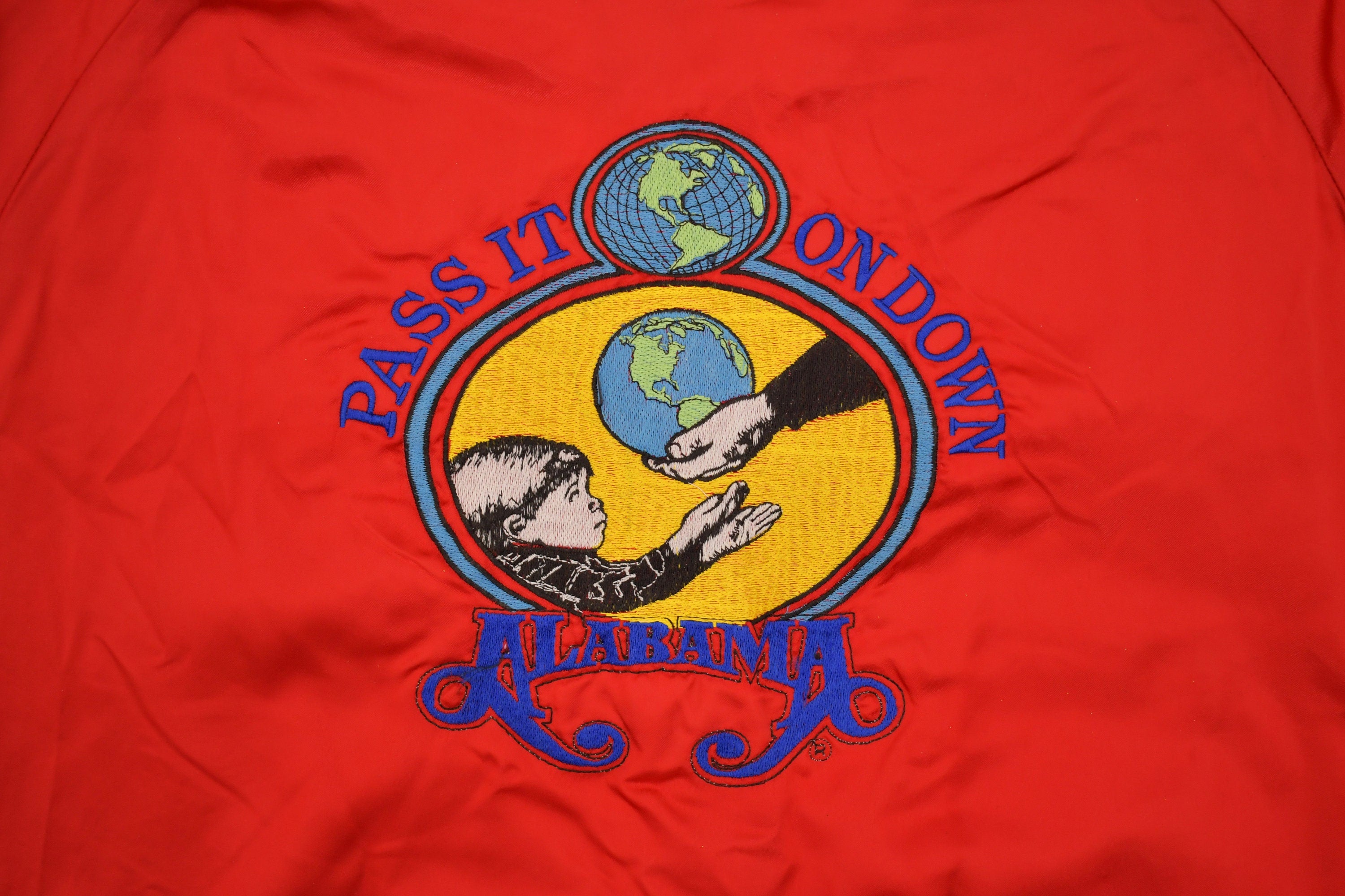 Vintage 1980s Alabama Band "Pass it On Down" Album Promo Jacket