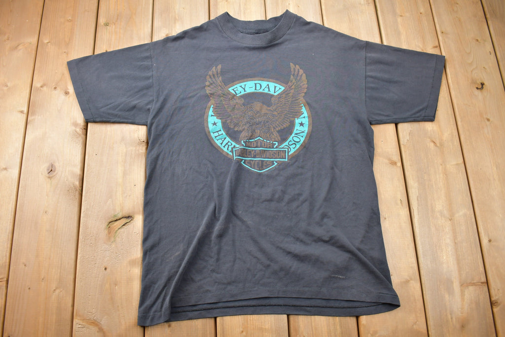 Vintage 1990 Harley Davidson Motorcycles Single Stitch T-Shirt