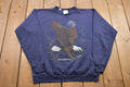 Vintage 1990s Tultex Eagle Pennsylvania Graphic Crewneck Sweatshirt  90s Crewneck  Made In USA  Essential  Streetwear  90s Blank