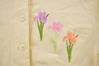 1990s Flower Embroidered Cardigan
