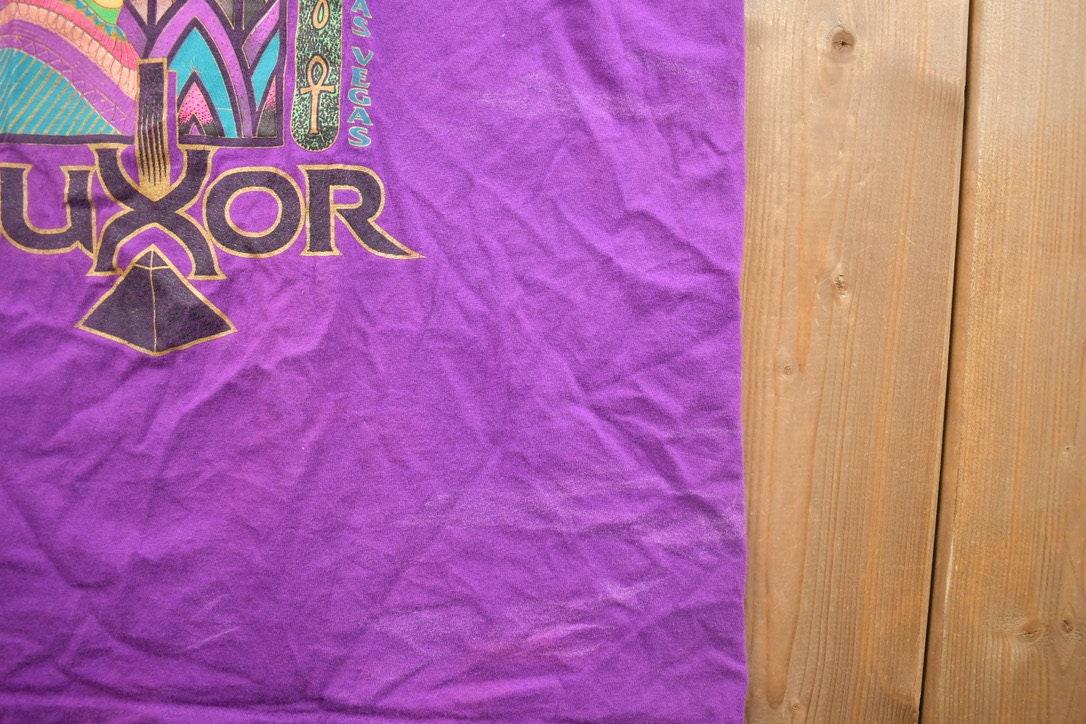 Vintage 1990s Las Vegas Luxor Pharaoh Souvenir T Shirt
