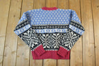 Vintage 1990s Ski Gear Knit Crewneck Sweater