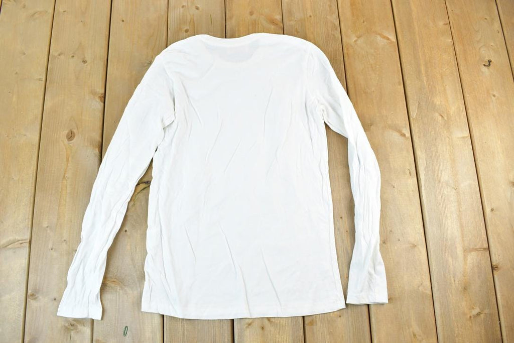 Women Vintage Vigoss Y2K Blank White T-Shirt / Vigoss Grunge Skull Print / Contrast Stitch / Internet Famous Clothing / Over Dyed