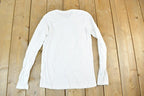 Women Vintage Vigoss Y2K Blank White T-Shirt / Vigoss Grunge Skull Print / Contrast Stitch / Internet Famous Clothing / Over Dyed