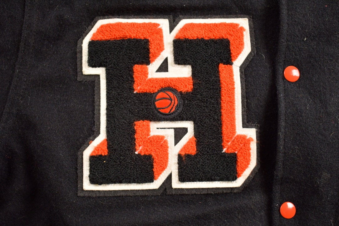 Vintage 1980s Howland Tigers Ohio Wool Varsity Jacket