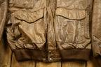 Vintage 1990s Adventure Bound Leather Varsity Jacket