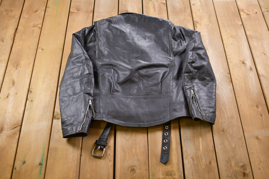 Vintage 1990s Harley Davidson Leather Biker Jacket