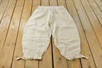 Vintage 1930s Linen Breeches Pants Trousers Men's 34 x 25.5
