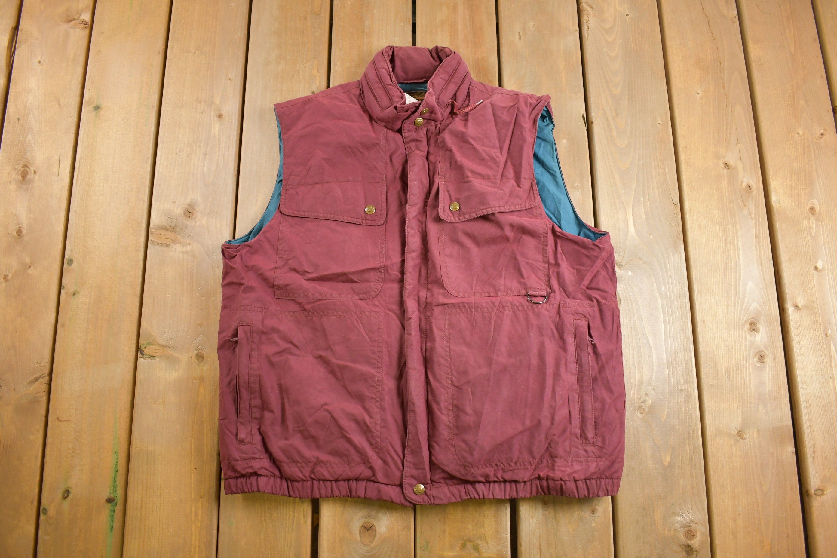 Vintage 1990s Eddie Bauer Goose Down Puffer Vest