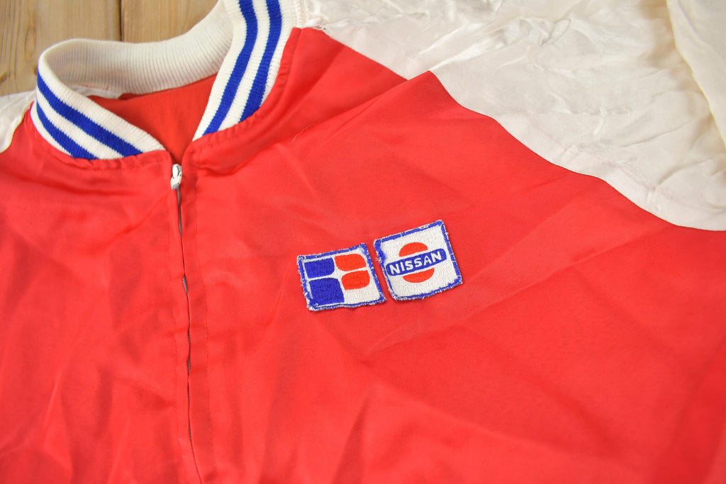 Vintage 1970s Nissan Embroidered Work Jacket
