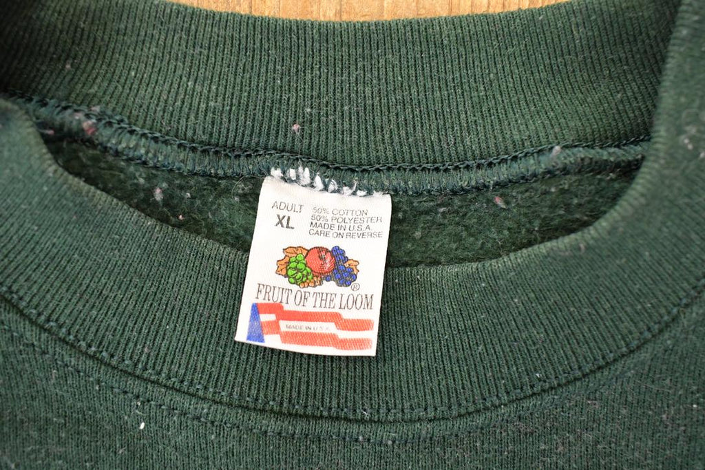 Vintage 1990s Minnesota Big M Teddy Bear Graphic Print Crewneck Sweatshirt Mens XL